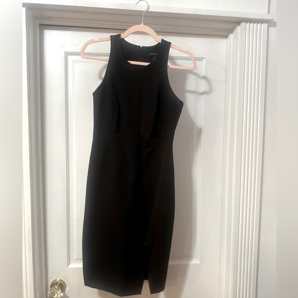 Black, size 2 petite Banana Republic dress.